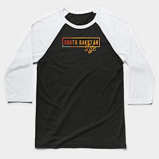 US State South Dakotan Life Souvenir Baseball T-Shirt